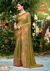 Shanti Vol 2 By Kashvi Bright Moss Foil Printed Saree Wholesale Price In Surat
